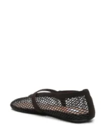 Alaïa Ballet Flats In Fishnet Black - Image 3