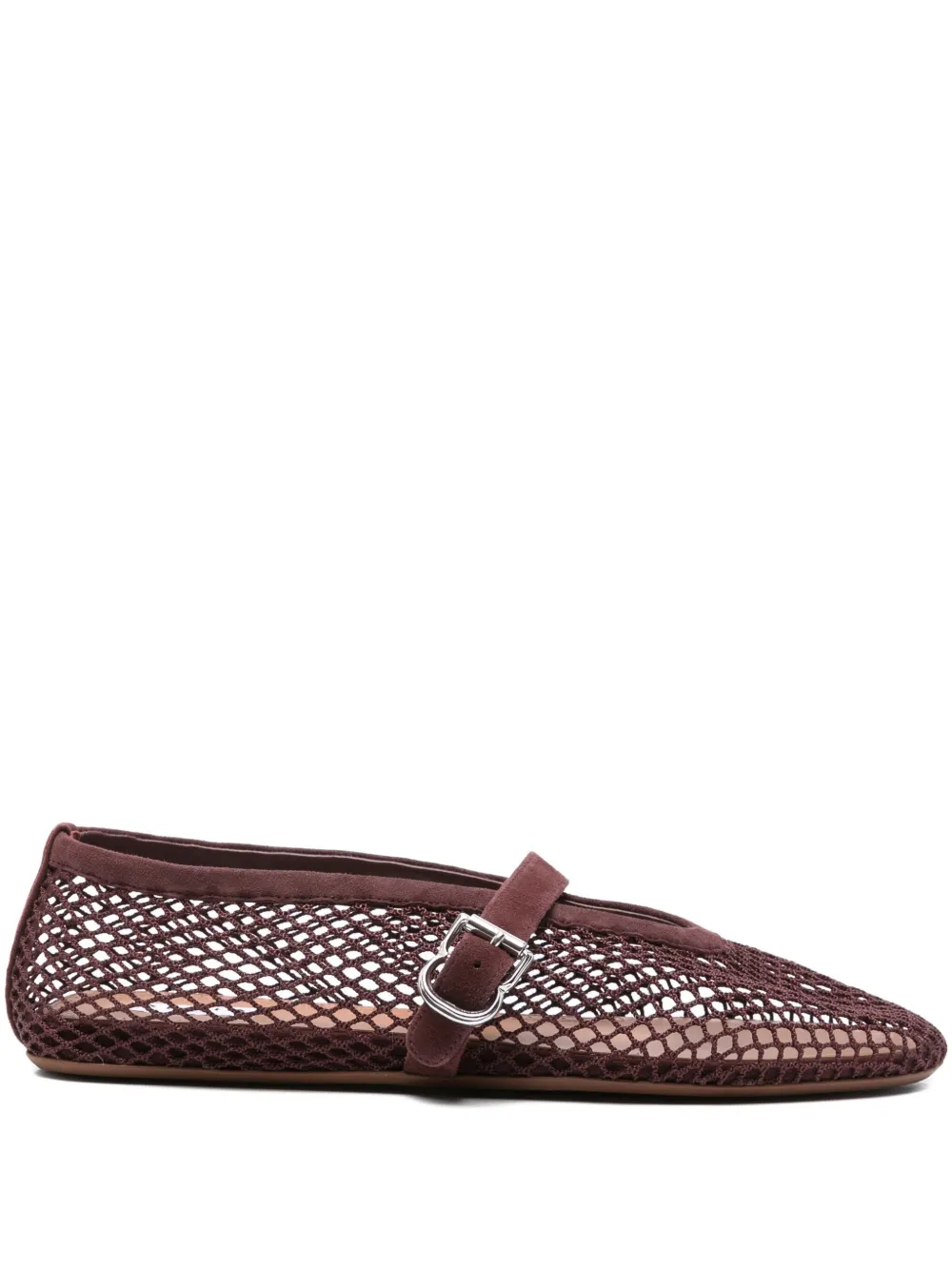 29265195_60001555_1000.jpg.webp Alaïa Ballet Flats In Fishnet Garnet Red - Image 1
