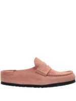 Birkenstock Naples Wrapped Suede Leather Pink Clay