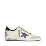 Golden Goose Ball Star in nappa with leather star and metallic leather heel tab