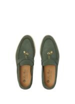 Loro Piana Summer Charms Walk Loafer Green Lagoon - Image 4