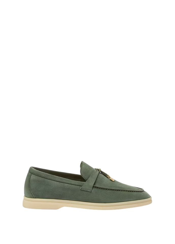 FAE5444_518W_MEDIUM.jpg.jpg Loro Piana Summer Charms Walk Loafer Green Lagoon - Image 1
