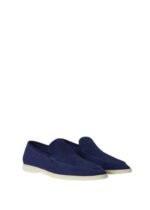 Loro Piana Summer Walk Loafer Suede Indaco - Image 2