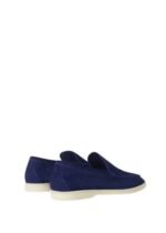 Loro Piana Summer Walk Loafer Suede Indaco - Image 3