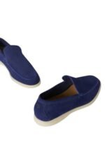Loro Piana Summer Walk Loafer Suede Indaco - Image 5