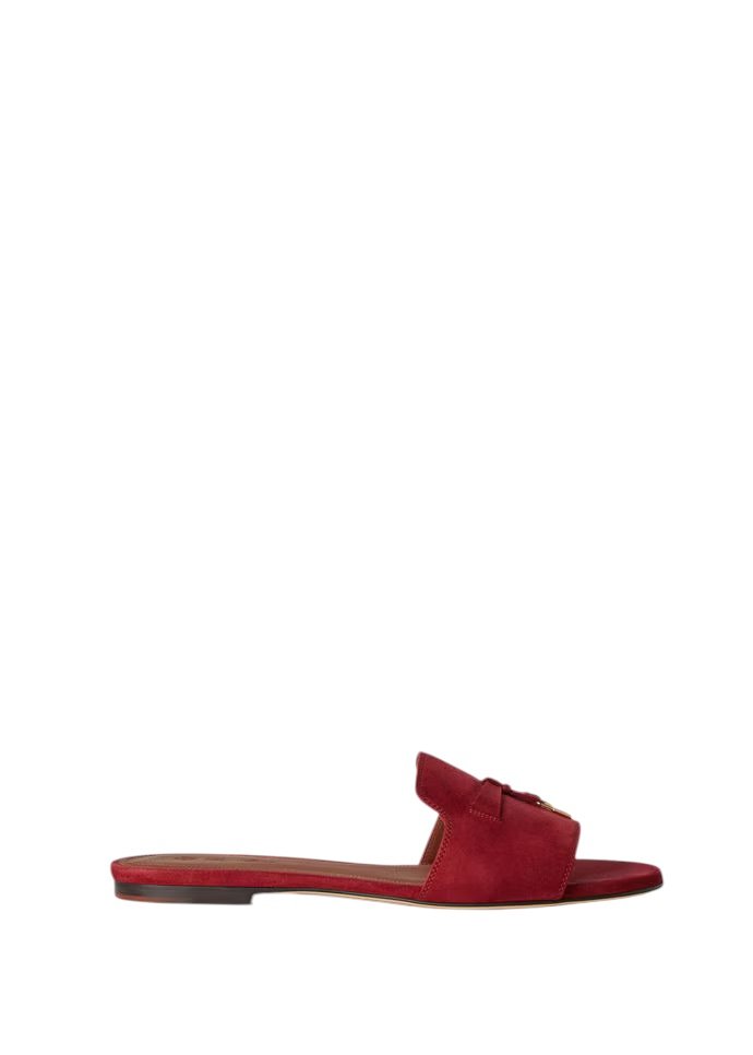 FAI6407_Q06P_MEDIUM.jpg.jpg Loro Piana Summer Charms Sandal Precious Red - Image 1