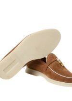 Loro Piana Summer Charms Walk Loafer Suede Colour Vicuna - Image 6
