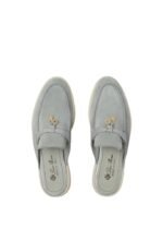Loro Piana Charms Walk Babouche Loafer Eucalyptus - Image 4
