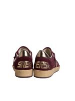 Golden Gosse Ball Star in burgundy suede with crystal - Image 4