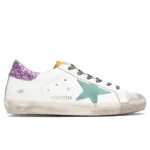 Golden Gosse Super Star Sneakers Ice White Aquamarine Pink