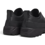 Zegna Dark Black Leather And Suede Triple Stitc Monte Sneakers - Image 4