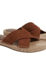 Zegna Dark Foliage Suede Espadrille Sandals - Image 3