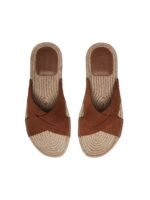 Zegna Dark Foliage Suede Espadrille Sandals - Image 4