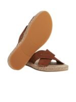 Zegna Dark Foliage Suede Espadrille Sandals - Image 5