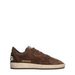 Golden Goose Ball Star in brown suede with brown star and heel tab
