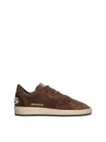 Golden Goose Ball Star in brown suede with brown star and heel tab