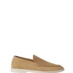 Loro Piana Summer Walk Loafer Suede Light Wood Smoke