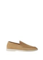 Loro Piana Summer Walk Loafer Suede Light Wood Smoke