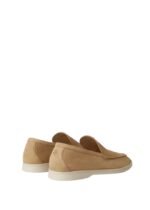 Loro Piana Summer Walk Loafer Suede Light Wood Smoke - Image 4