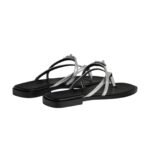 Hermes Miss Sandal Gris Argenté - Image 4