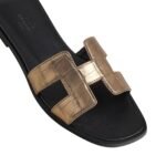 Hermes Oran Sandal Doré Foncé - Image 3