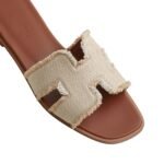 Hermes Oran Sandal Beige - Image 3