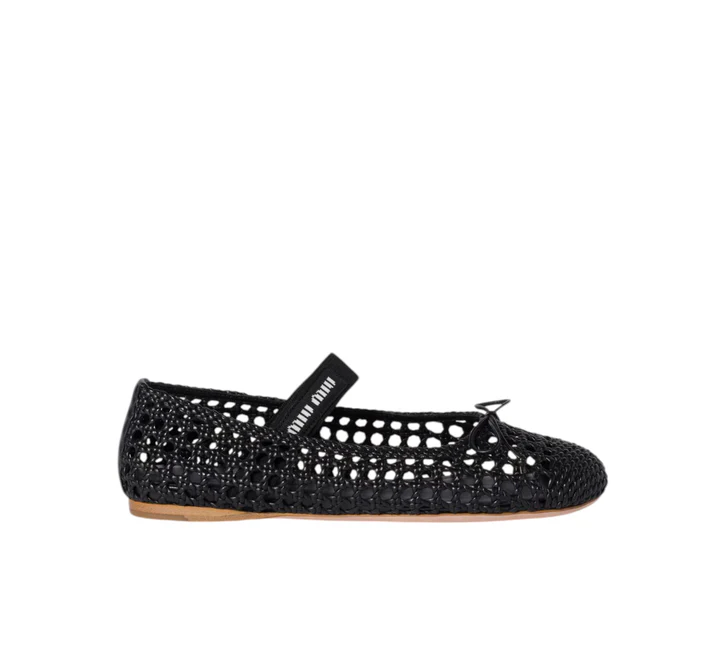 rn-image_picker_lib_temp_d7004696-e92c-469b-899f-8d97be7162c9.jpg.webp Miu Miu Woven Nappa Leather Ballerinas Black - Image 1